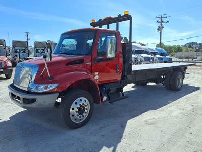 International MV607 Single Axle Cab & Chassis Truck - 300HP, 6 Speed Automatic