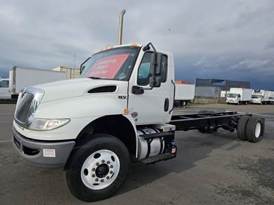 International MV607 Single Axle Cab & Chassis Truck - 240HP, 6 Speed Automatic