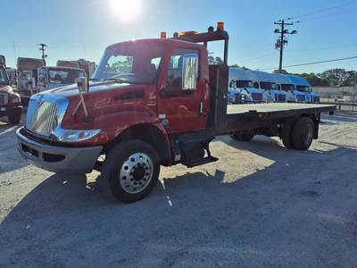 International MV607 Single Axle Cab & Chassis Truck - 300HP, 6 Speed Automatic