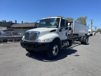 International MV607 Single Axle Cab & Chassis Truck - 240HP, 6 Speed Automatic