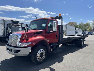 International MV607 Single Axle Cab & Chassis Truck - 300HP, 6 Speed Automatic