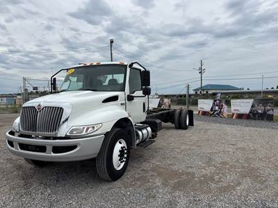 International MV607 Single Axle Cab & Chassis Truck - 240HP, 6 Speed Automatic