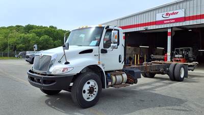 International MV607 Single Axle Cab & Chassis Truck - 240HP, 6 Speed Automatic