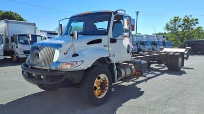 International MV607 Single Axle Cab & Chassis Truck - 240HP, 6 Speed Automatic