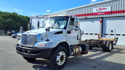International MV607 Single Axle Cab & Chassis Truck - 240HP, 6 Speed Automatic