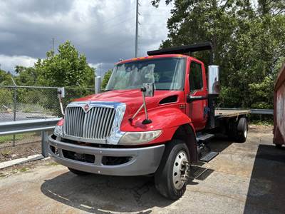 International MV607 Single Axle Cab & Chassis Truck - 300HP, 6 Speed Automatic