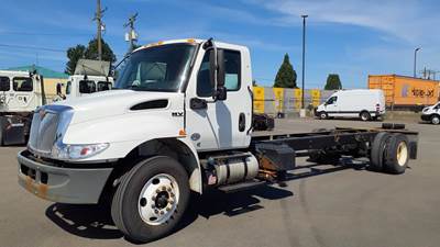 International MV607 Single Axle Cab & Chassis Truck - 240HP, 6 Speed Automatic
