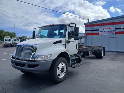 International MV607 Single Axle Cab & Chassis Truck - 240HP, 6 Speed Automatic