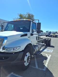 International MV607 Single Axle Cab & Chassis Truck - 240HP, 6 Speed Automatic