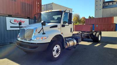 International MV607 Single Axle Cab & Chassis Truck - 240HP, 6 Speed Automatic