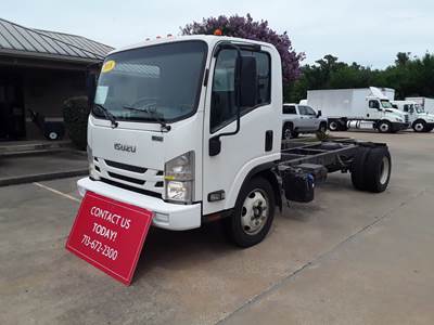 Isuzu NPR Single Axle Cab & Chassis Truck - 215HP, 6 Speed Automatic