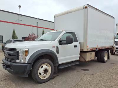Ford F-550 13 ft Box Truck - 330HP, 6 Speed Automatic, Roll up Door, Liftgate