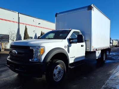 Ford F-550 13 ft Box Truck - 330HP, 6 Speed Automatic, Roll up Door, Liftgate