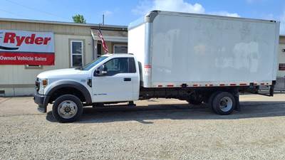 Ford F-550 16 ft Box Truck - 330HP, 10 Speed Automatic, Roll up Door