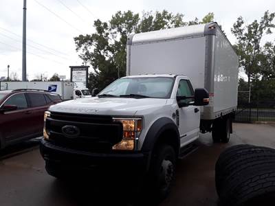 Ford F-550 16 ft Box Truck - 330HP, 10 Speed Automatic, Roll up Door