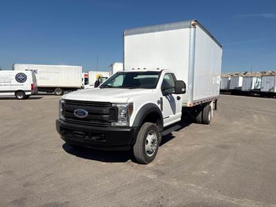 Ford F-550 16 ft Box Truck - 330HP, 6 Speed Automatic, Roll up Door