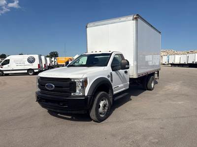 Ford F-550 16 ft Box Truck - 330HP, 6 Speed Automatic, Roll up Door