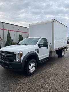 Ford F-550 13 ft Box Truck - 330HP, 6 Speed Automatic, Roll up Door, Liftgate