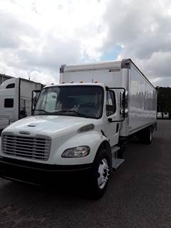 Freightliner M2 106 29 ft Box Truck - 240HP, 6 Speed Automatic, Roll up Door, Liftgate