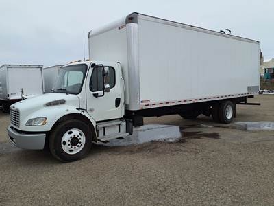 Freightliner M2 106 28 ft Box Truck - 240HP, 6 Speed Automatic, Swing Door
