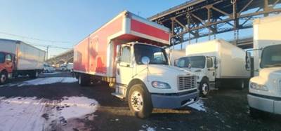 Freightliner M2 106 26 ft Box Truck - 240HP, 9 Speed Automatic, Roll up Door, Liftgate