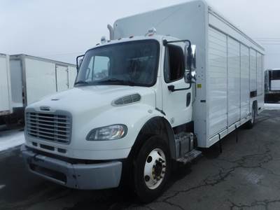 Freightliner M2 106 25 ft Box Truck - 270HP, 6 Speed Manual, Roll up Door