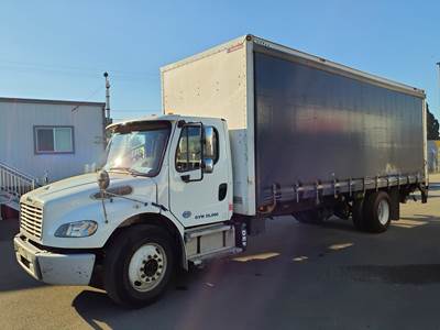 Freightliner M2 106 24 ft Box Truck - 240HP, 9 Speed Automatic, Roll up Door, Liftgate