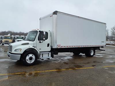 Freightliner M2 106 26 ft Box Truck - 240HP, 7 Speed Automatic, Swing Door