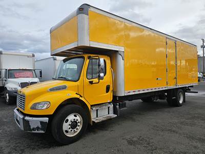 Freightliner M2 106 26 ft Box Truck - 240HP, 9 Speed Automatic, Swing Door
