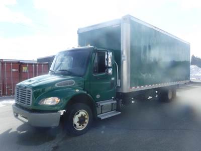 Freightliner M2 106 24 ft Box Truck - 240HP, 5 Speed Automatic, Roll up Door