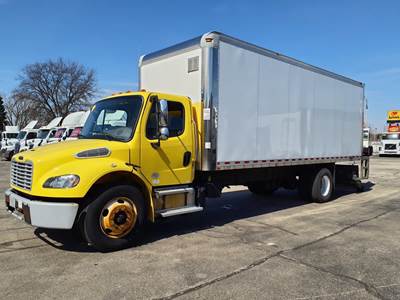 Freightliner M2 106 24 ft Box Truck - 240HP, 9 Speed Automatic, Swing Door, Liftgate