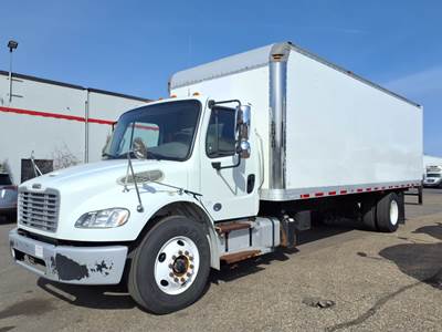 Freightliner M2 106 24 ft Box Truck - 260HP, 6 Speed Automatic, Roll up Door