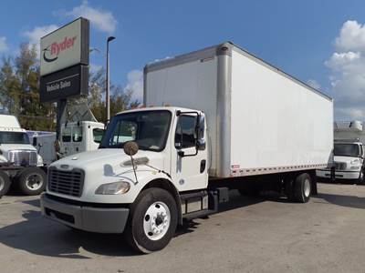 Freightliner M2 106 28 ft Box Truck - 6 Speed Automatic, Roll up Door