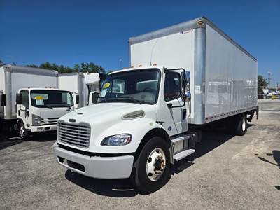 Freightliner M2 106 26 ft Box Truck - 9 Speed Automatic, Roll up Door, Liftgate