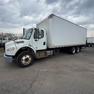 Freightliner M2 106 26 ft Box Truck - 300HP, 6 Speed Automatic, Roll up Door, Liftgate