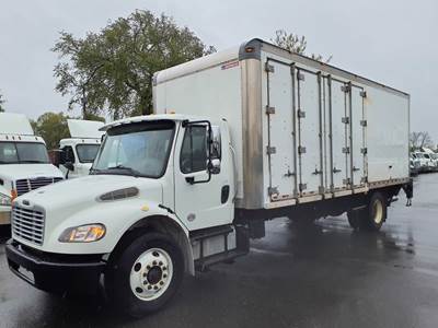 Freightliner M2 106 24 ft Box Truck - 280HP, 9 Speed Automatic, Roll up Door, Liftgate