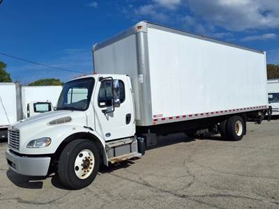 Freightliner M2 106 26 ft Box Truck - 240HP, 5 Speed Automatic, Roll up Door, Liftgate