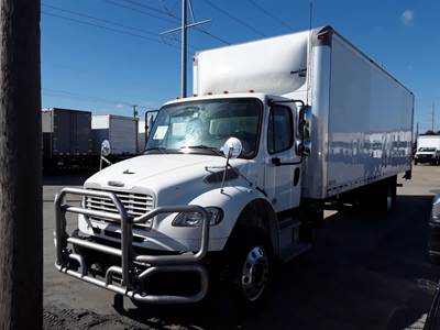 Freightliner M2 106 28 ft Box Truck - 270HP, 6 Speed Automatic, Roll up Door, Liftgate