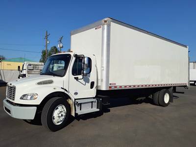 Freightliner M2 106 26 ft Box Truck - 240HP, 9 Speed Automatic, Roll up Door, Liftgate