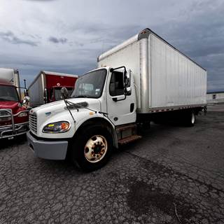 Freightliner M2 106 26 ft Box Truck - 230HP, 9 Speed Automatic, Roll up Door, Liftgate
