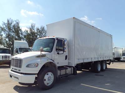 Freightliner M2 106 26 ft Box Truck - 300HP, 6 Speed Automatic, Roll up Door, Liftgate