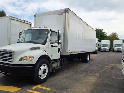 Freightliner M2 106 30 ft Box Truck - 280HP, 6 Speed Automatic, Roll up Door