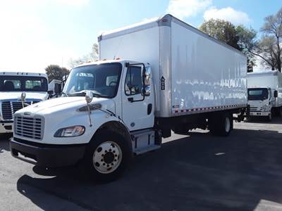 Freightliner M2 106 24 ft Box Truck - 220HP, 6 Speed Automatic, Roll up Door, Liftgate