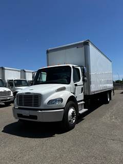 Freightliner M2 106 24 ft Box Truck - 240HP, 5 Speed Automatic, Roll up Door, Liftgate