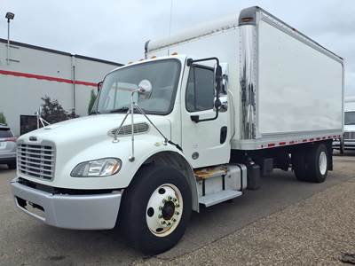 Freightliner M2 106 18 ft Box Truck - 260HP, 6 Speed Automatic, Roll up Door