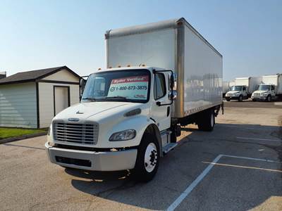 Freightliner M2 106 26 ft Box Truck - 240HP, 6 Speed Automatic, Roll up Door, Liftgate