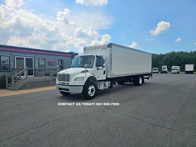 Freightliner M2 106 28 ft Box Truck - 270HP, 6 Speed Automatic, Roll up Door, Liftgate