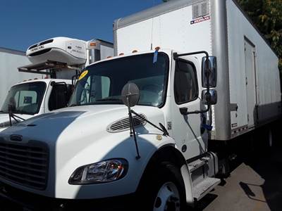 Freightliner M2 106 26 ft Box Truck - 240HP, 6 Speed Automatic, Swing Door, Liftgate