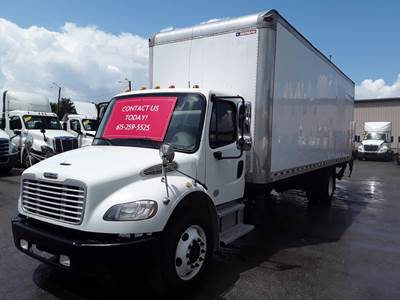 Freightliner M2 106 26 ft Box Truck - 240HP, 6 Speed Automatic, Roll up Door, Liftgate