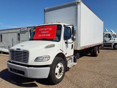Freightliner M2 106 26 ft Box Truck - 240HP, 9 Speed Automatic, Swing Door, Liftgate